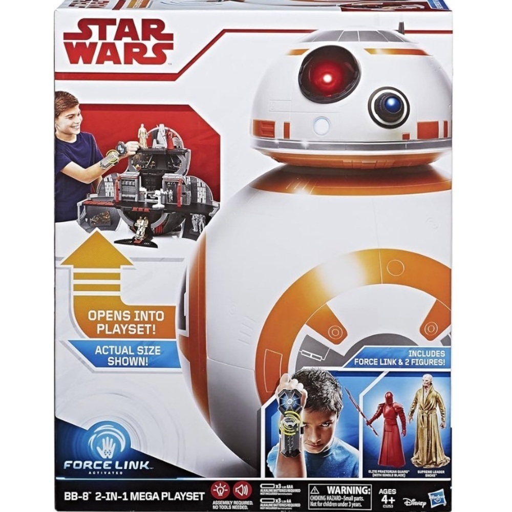Hasbro Star Wars BB-8 with Force Link 2 in 1 Mega Playset NEW IN BOX